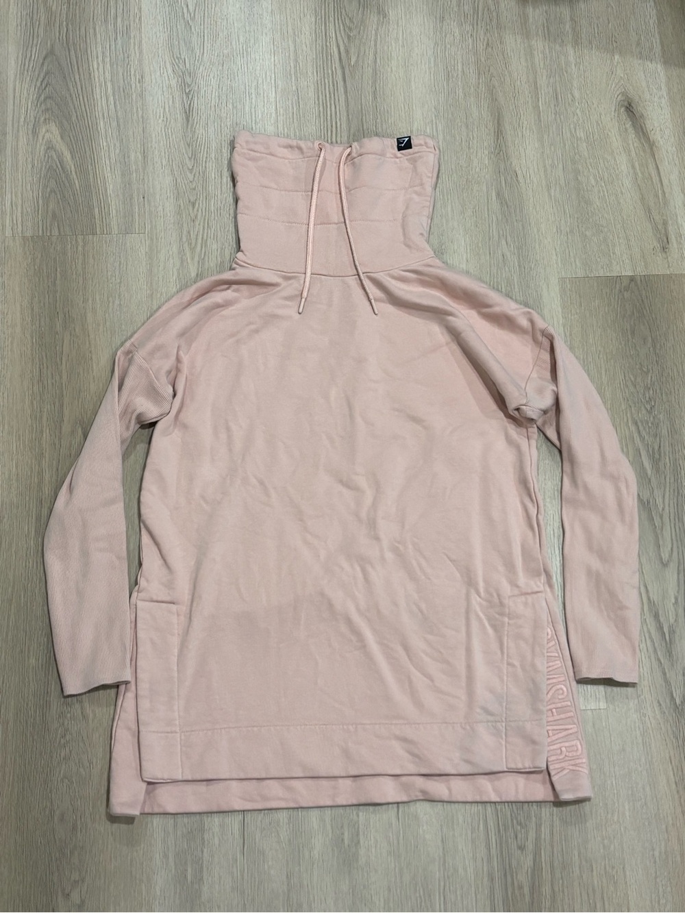 Gymshark Women's Blush Pink Funnel Neck Pullover